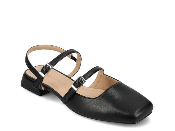 ジャーニー レディース シューズ パンプス Journee Gretchenn Flat Black ブラック