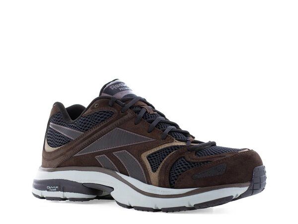 リーボック メンズ シューズ スニーカー プラスサイズ Reebok Work Premier Road Plus IV Composite Toe Work Sneaker Mens Dark Br