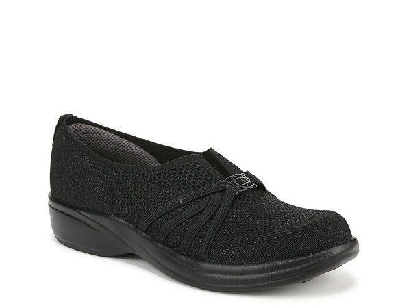 ビジーズ レディース シューズ スリッポン・ローファー ニット BZees Niche Knit SlipOn Black ブラック