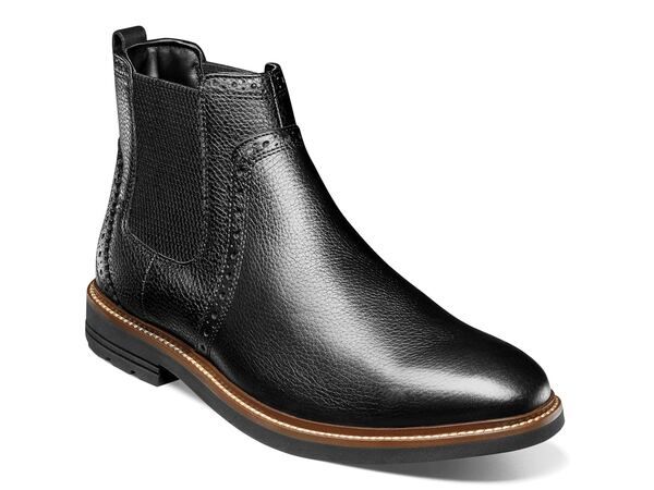 ノンブッシュ メンズ シューズ ブーツ・レインブーツ チェルシーブーツ チェルシー ブーツ Nunn Bush Otis II Chelsea Boot Black ブラック