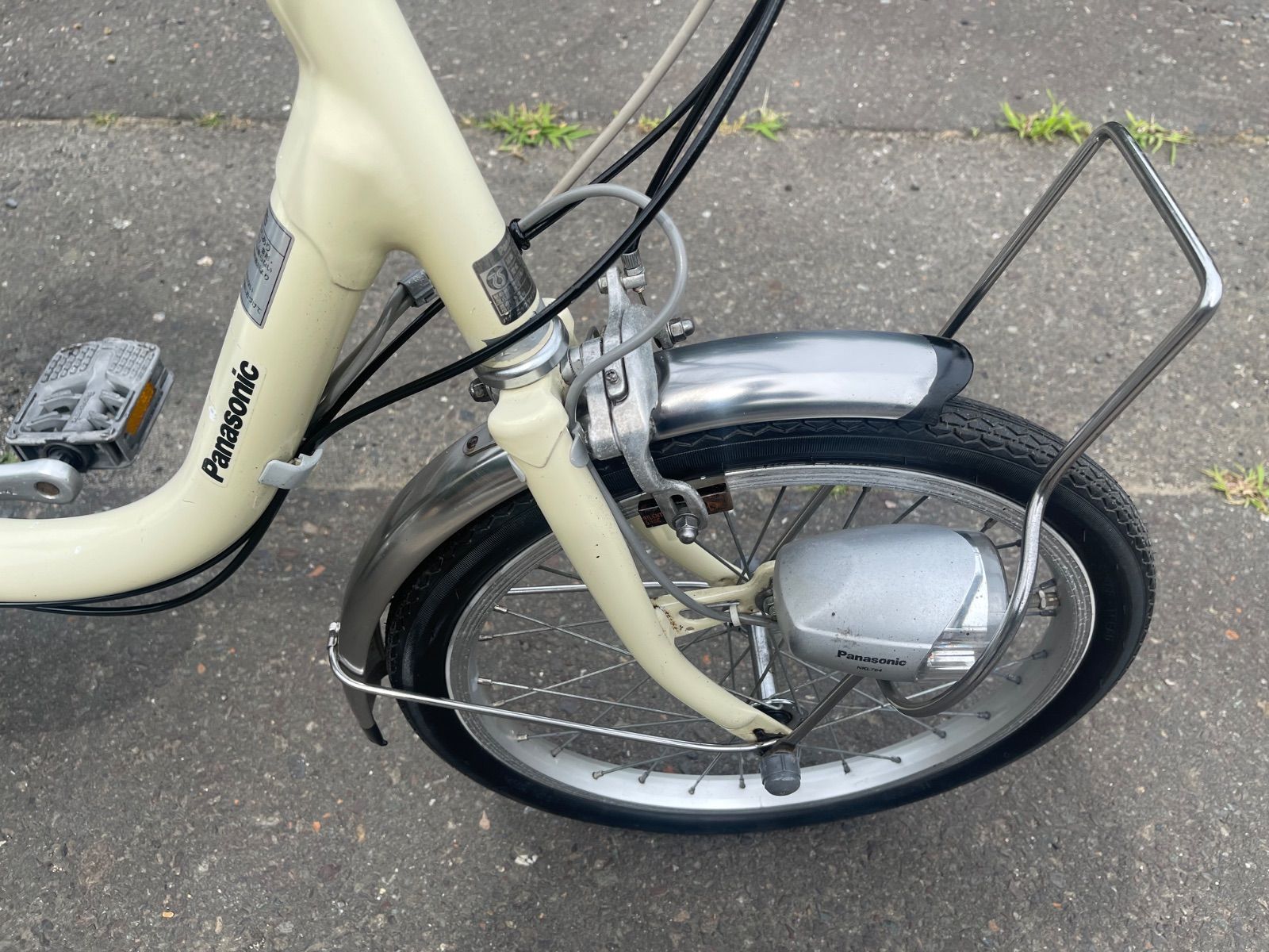 0413【動作確認済】送料無料 Panasonic 電動アシスト三輪自転車 8.9Ah