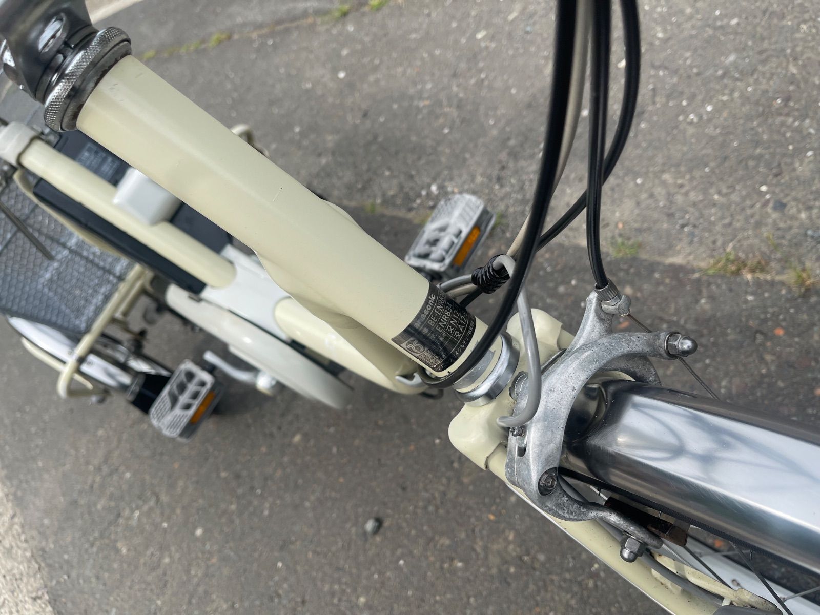 0413【動作確認済】送料無料 Panasonic 電動アシスト三輪自転車 8.9Ah 