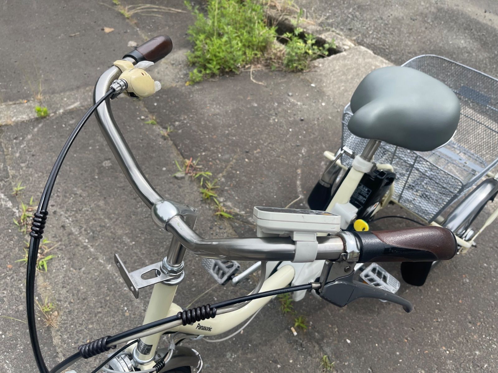 0413【動作確認済】送料無料 Panasonic 電動アシスト三輪自転車 8.9Ah