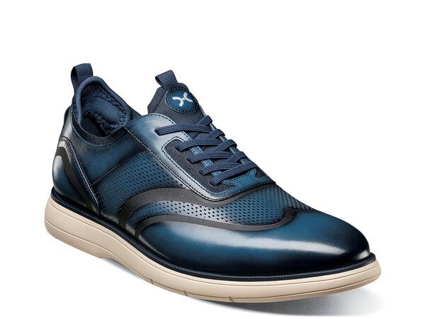ステイシーアダムス メンズ シューズ オックスフォード ウィングチップ Stacy Adams Edgewood Wingtip Oxford Blue ブルー