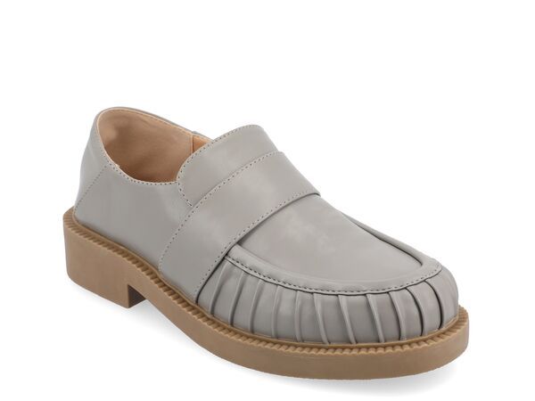ジュルネ コレクション レディース シューズ スリッポン・ローファー Journee Collection Lakenn Loafer Grey グレー
