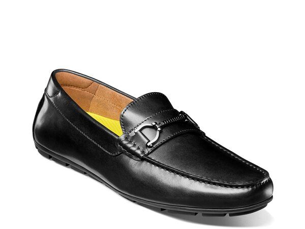 フローシャイム メンズ シューズ スリッポン・ローファー Florsheim Motor Bit Driving Loafer Black ブラック