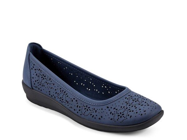 イージースピリット レディース シューズ スリッポン・ローファー Easy Spirit Alessia Wedge SlipOn Blue ブルー