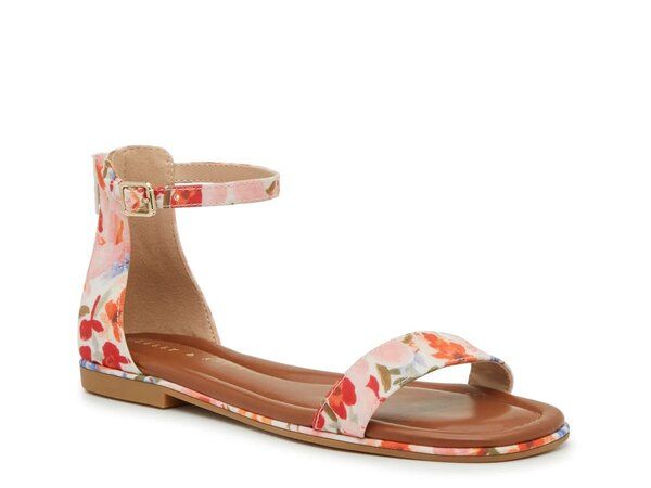 ケリー＆ケイティ レディース シューズ サンダル Kelly Katie Nymie Sandal WhiteLight PinkMulticolor Floral Print Fabric ホワイト