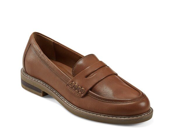 アース レディース シューズ スリッポン・ローファー Earth Java Penny Loafer Brown ブラウン