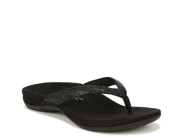 バイオニック レディース シューズ サンダル Vionic Dillon Shine Sandal Black ブラック