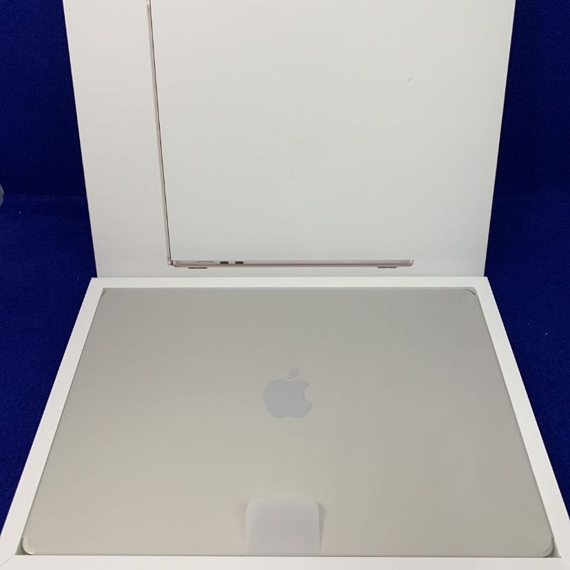 超美品★未通電★Apple MacBook Air 15インチ MC9F4J/A M3チップ（8コアCPU/10コアGPU）メモリ16GB SSD256GB 2024モデル スターライト