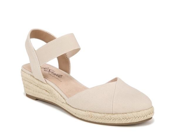 ライフストライド レディース シューズ サンダル LifeStride Kimmie Espadrille Wedge Sandal Taupe トープ