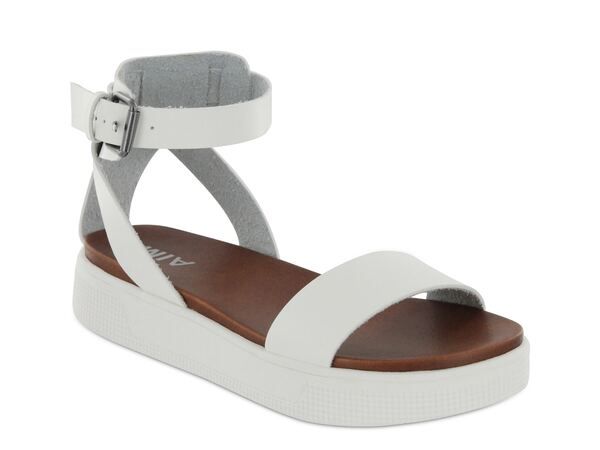 ミア レディース シューズ サンダル プラットフォーム Mia Ellen Platform Sandal White ホワイト