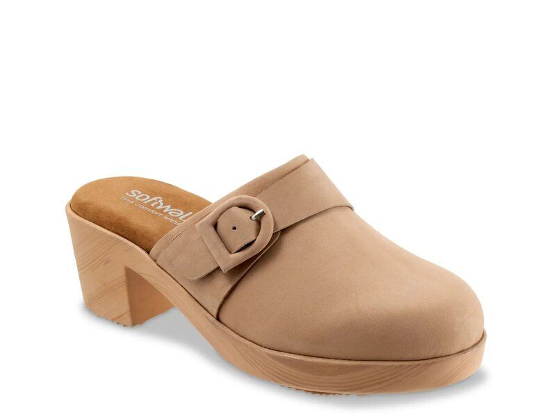 ソフトウォーク レディース シューズ サンダル Softwalk Ferrara Clog Taupe トープ