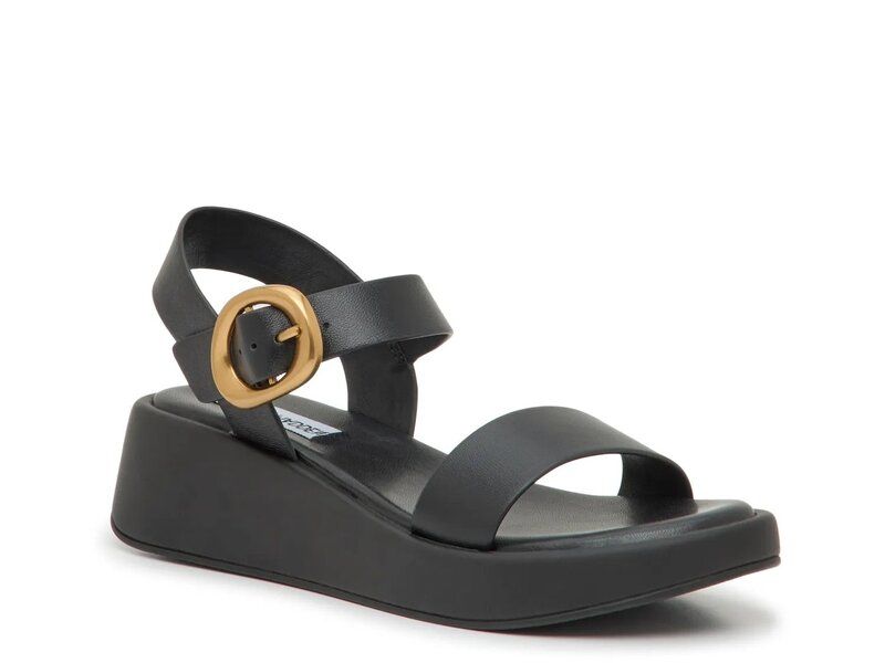 スティーブ マデン レディース シューズ サンダル Steve Madden Sedonah Wedge Sandal Black ブラック
