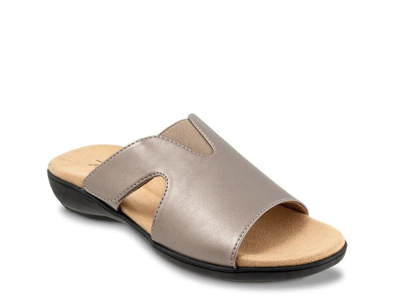 トロッターズ レディース シューズ サンダル Trotters Roxine Sandal Pewter Metallic ピューター
