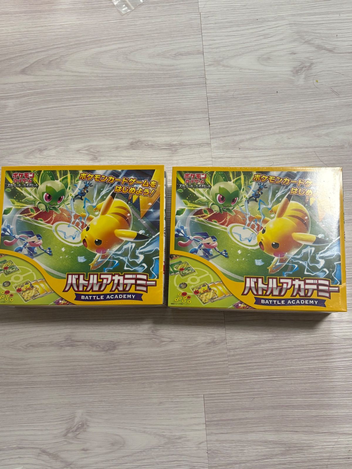 新品未開封]ポケモンカードゲーム バトルアカデミーシュリンク付き2箱