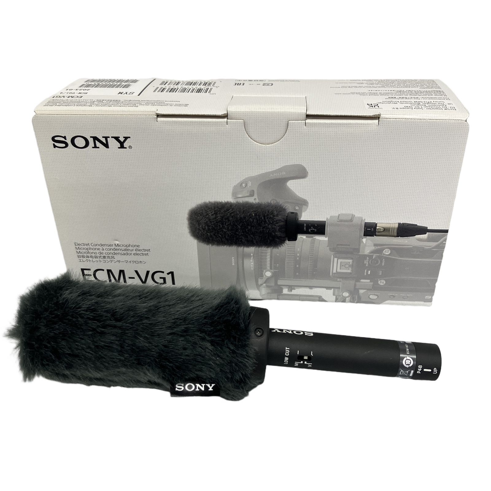 SONY ECM-VG1 ショットガンマイク 鋭指向性マイク 録音 中古 美品 T11364841