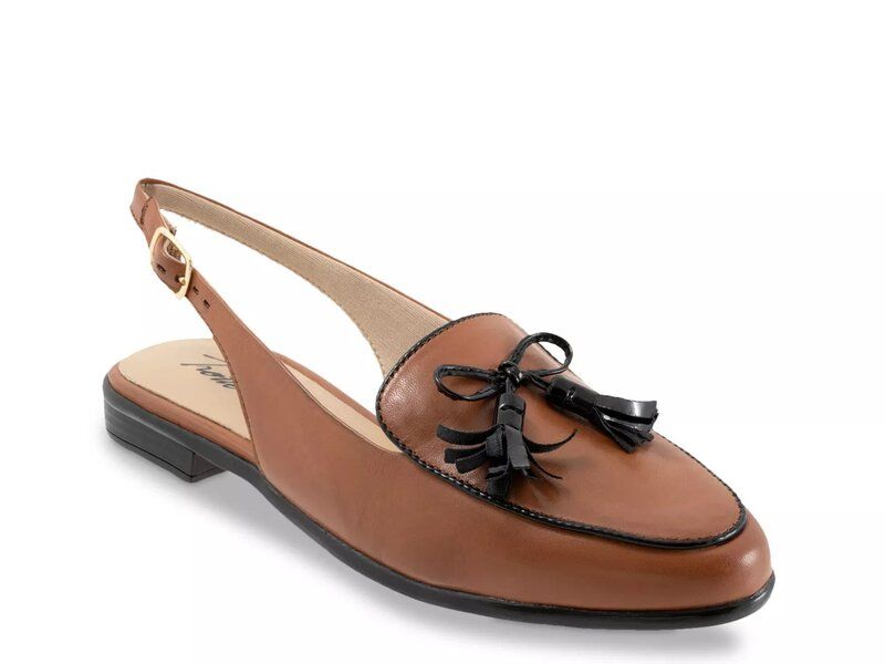 トロッターズ レディース シューズ スリッポン・ローファー Trotters Lillie Mule CognacBlack ブラック
