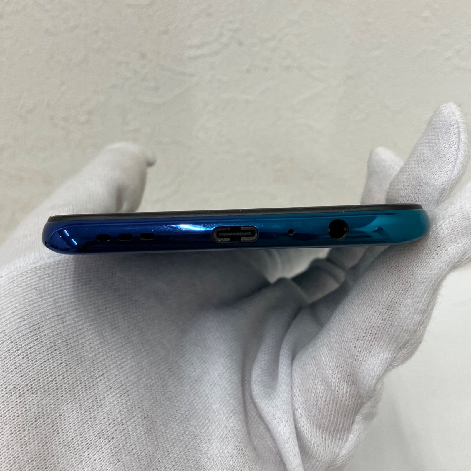 D10096 OPPO Reno A 64GB 動作確認済み ブルー スマートフォン SIM