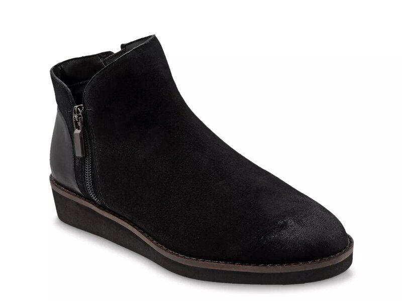 ソフトウォーク レディース シューズ ブーツ・レインブーツ Softwalk Wesley Bootie Black Suede ブラック