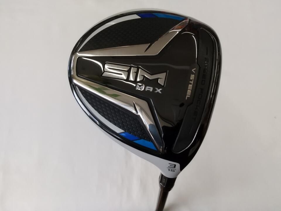 テーラーメイド　SIM MAX　15度　TENSEI BLUE TM50　SRフレックス　フェアウェイウッド　中古　ゴルフドゥ！山口防府店【最短即日発送】