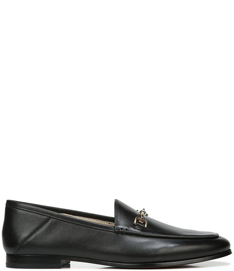 サムエデルマン レディース シューズ スリッポン・ローファー レザー ローファー Sam Edelman Loraine Leather Bit Buckle Flat Loafers Black ブ