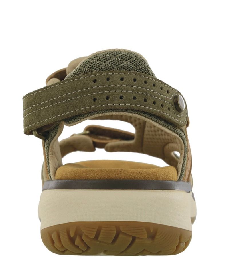サス レディース シューズ サンダル レザー ヒール SAS Embark Leather Heel Strap Sport Sandals Live Oak