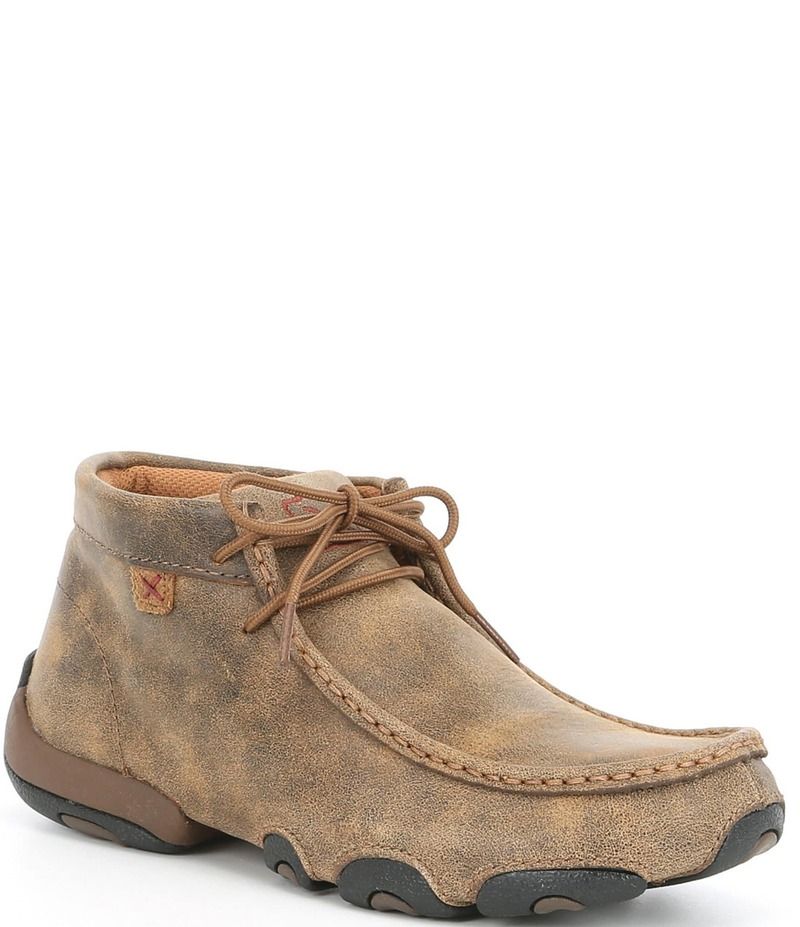 ツイステッドエックス レディース シューズ ブーツ・レインブーツ Twisted X Womens Original Chukka Driving Mocs Bomber Brown ブラウン