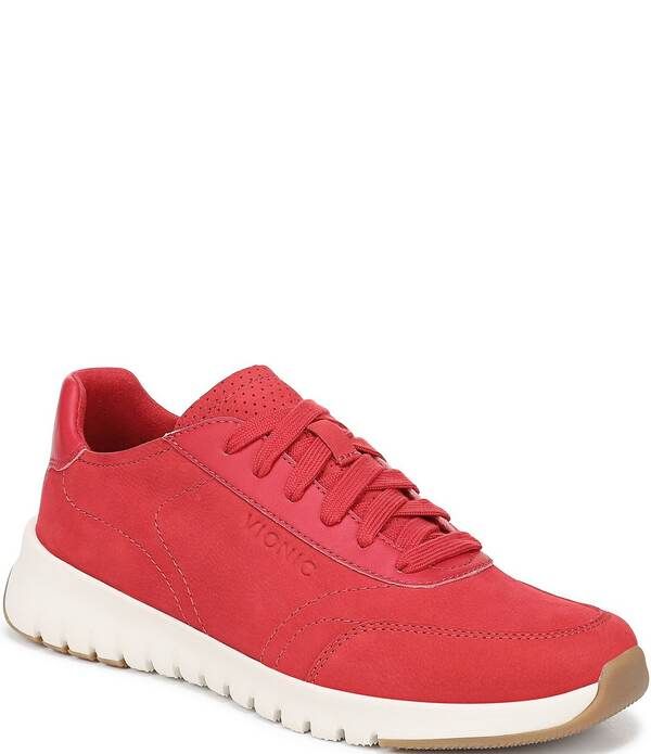 バイオニック レディース シューズ スニーカー プラットフォーム スエード レザー Vionic Uptown Suede and Leather Platform Sneakers Varsity