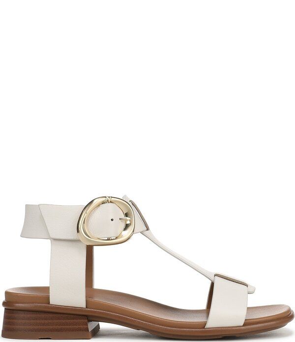 ナチュライザー レディース シューズ サンダル アンクル レザー Naturalizer Brandy Leather Big Buckle Hardware TStrap Ankle Wrap Sa