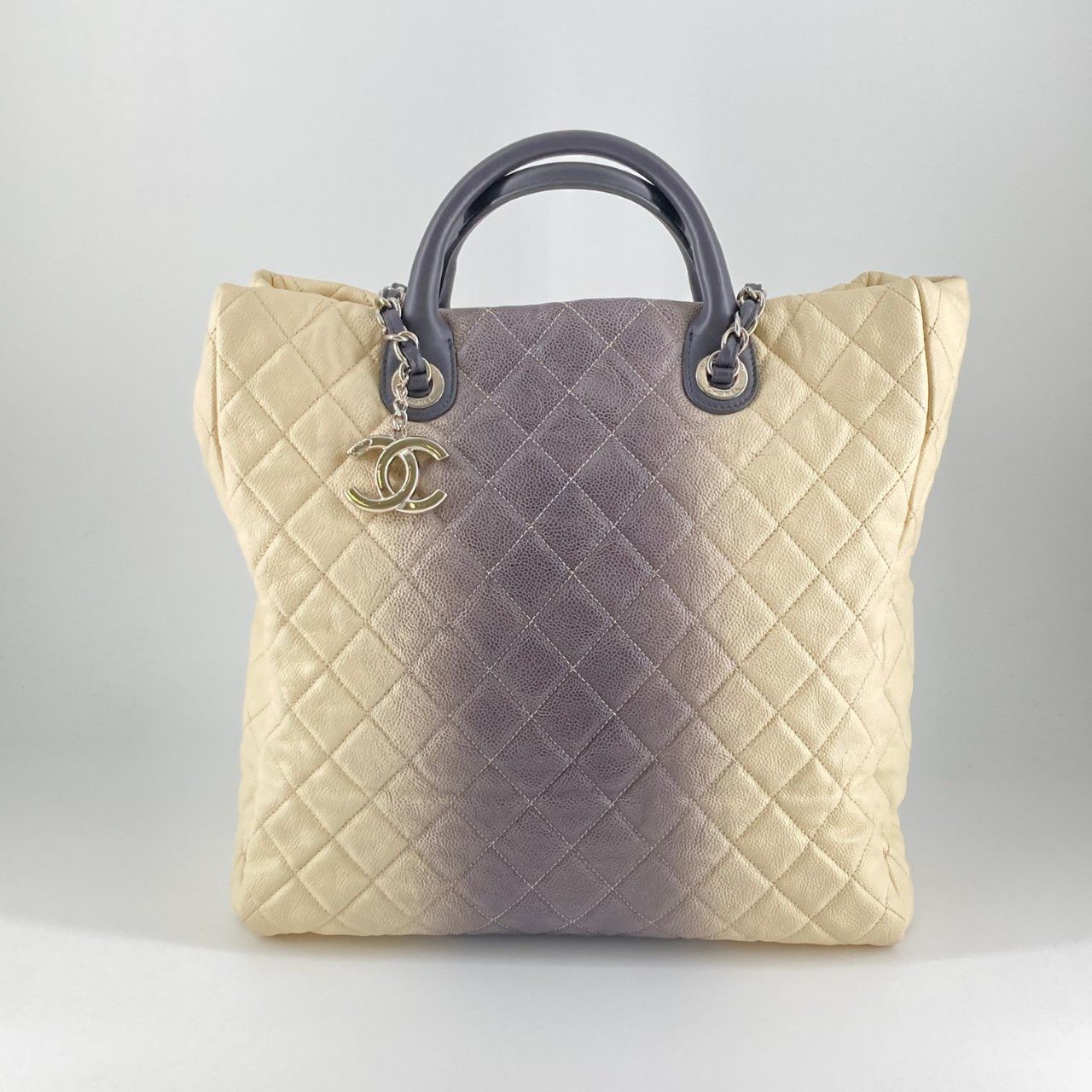 CHANEL（シャネル） マトラッセ グラデーション 17番台 2WAY チェーン ハンドバッグ ホワイト