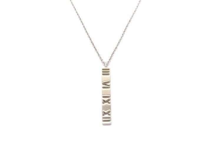 TIFFANY&Co. ティファニー ジュエリー アトラスオープンバーNC 貴金属･宝石 ネックレス シルバー SV シルバー レディース【中古】460