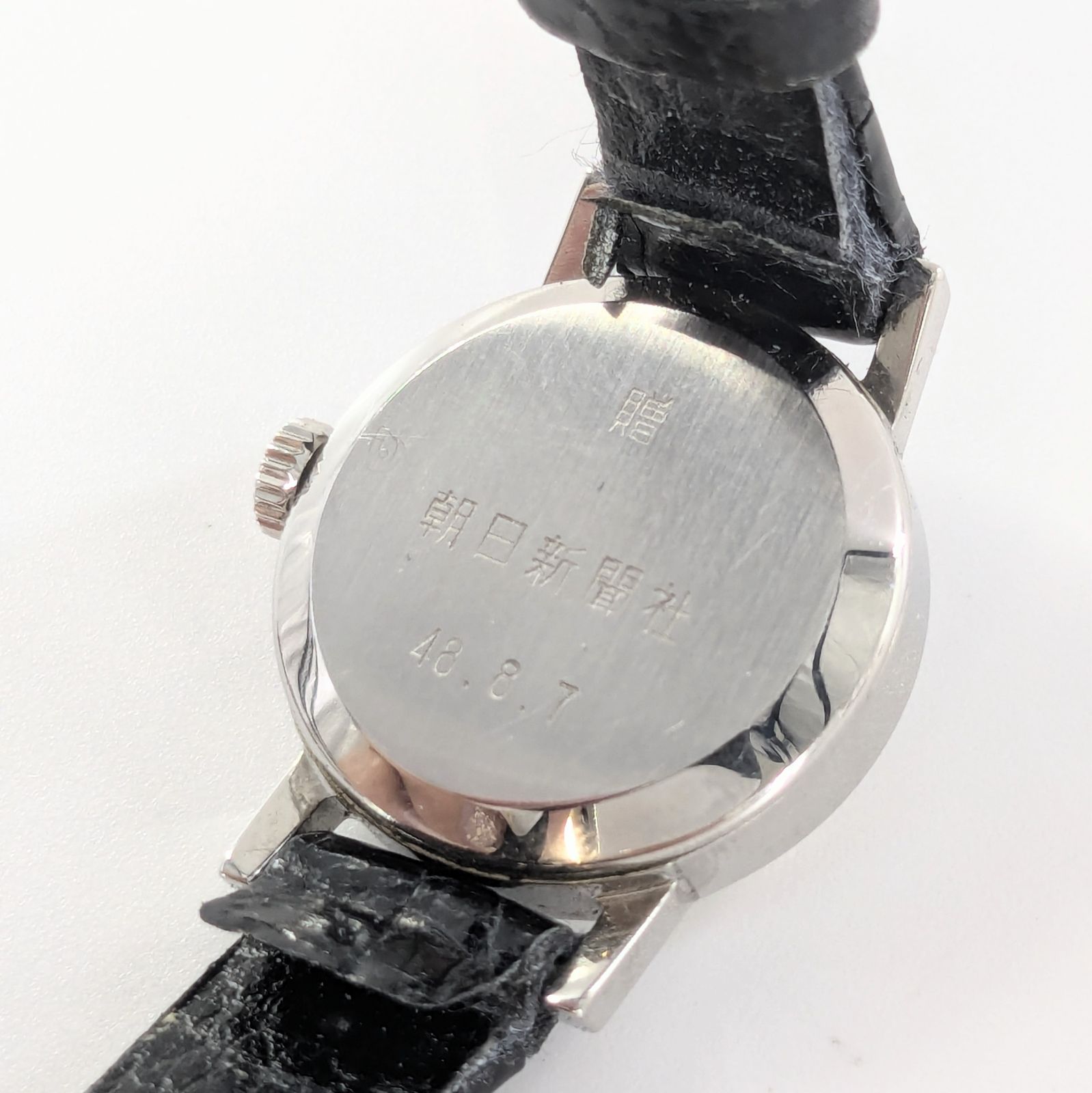 ブ*ー様 稼動品！良品！OMEGA Geneve 手巻き時計 シルバーレディース OMEGA オメガ Geneve ジュネーブ レザー/手巻き シルバー文字盤