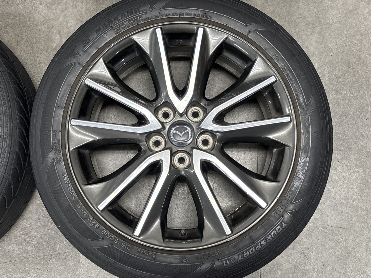交換用に】マツダ CX-3 純正 18in 7J +50 PCD114.3 ナンカン