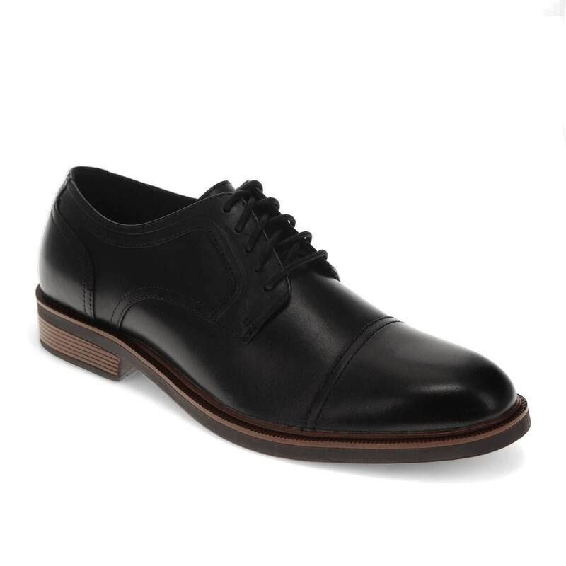 ドッカーズ メンズ シューズ オックスフォード キャップ Dockers Allen Mens Captoe Dresshoes Black ブラック