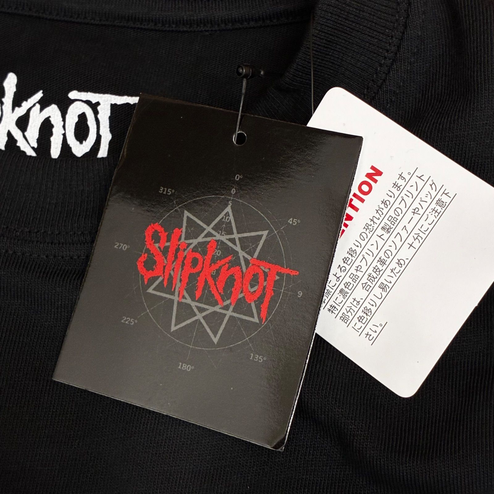 新品 公式 タグ付き スリップノット SLIPKNOT 両面プリント バンドT