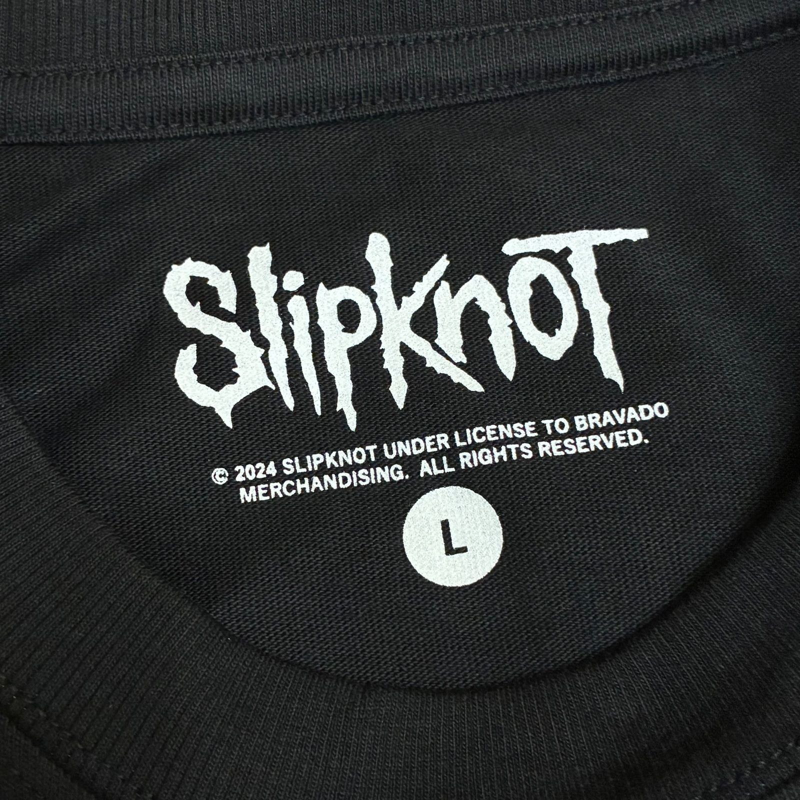 新品 公式 タグ付き スリップノット SLIPKNOT 両面プリント バンドT 