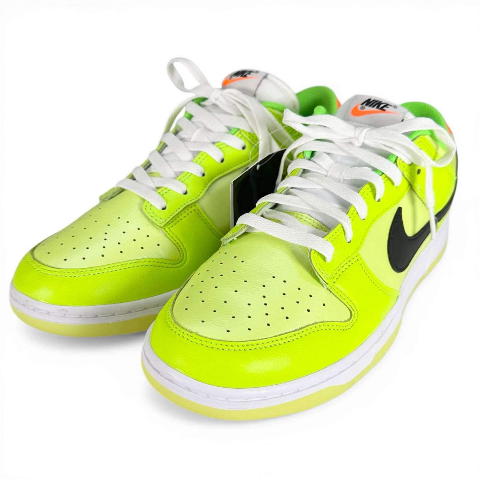 未使用品▲NIKE ナイキ FJ4610-702 DUNK LOW SE GLOW IN THE DARK仕様 レザー ローカットスニーカー VOLT 29cm メンズ