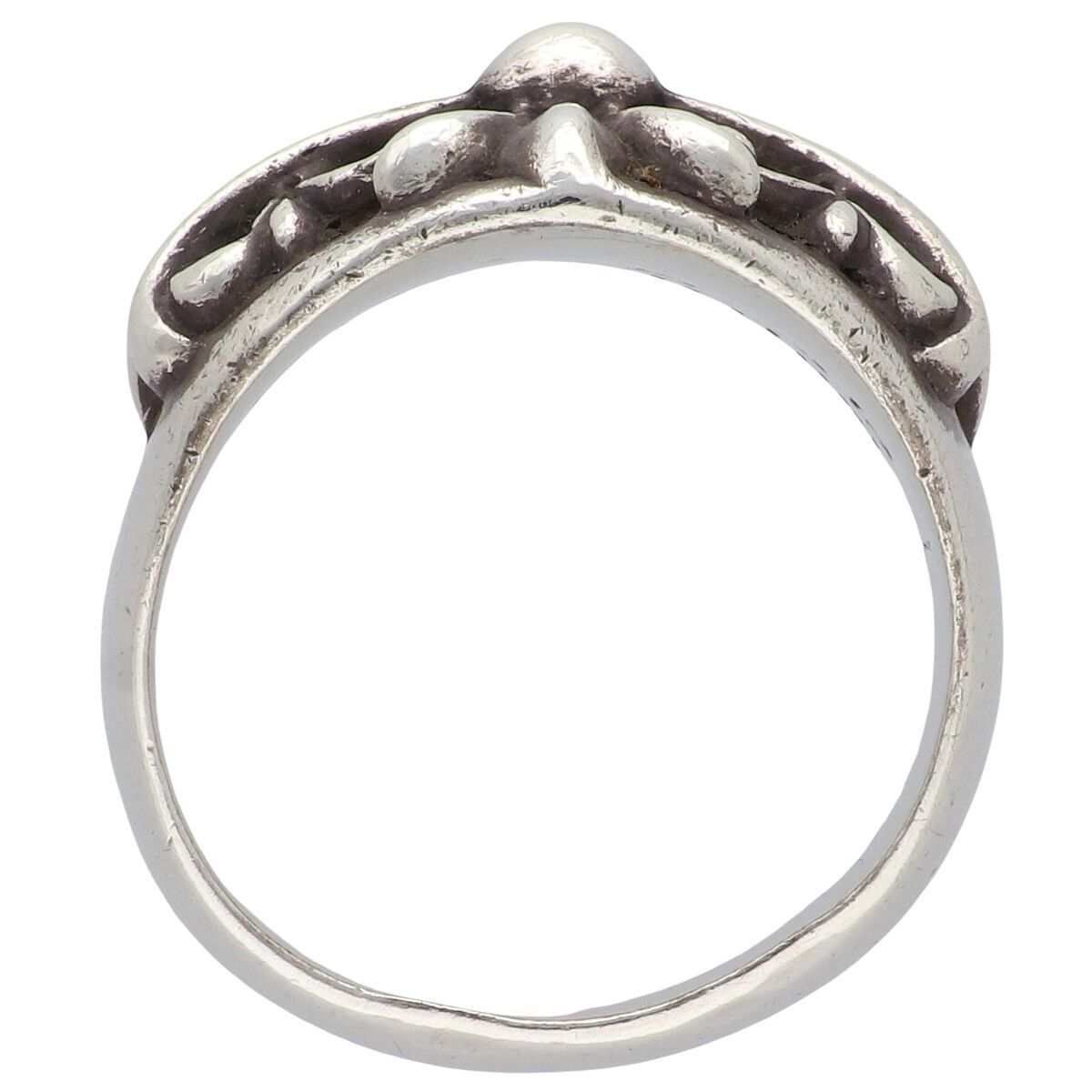 中古】 CHROME HEARTS クロムハーツ キーパー リング 指輪 SV925