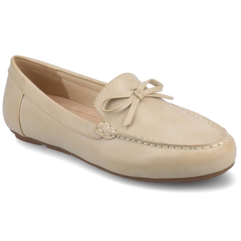 ジャーニー レディース シューズ スリッポン・ローファー Journee Novella Medium and Wide Width Womens Flexible Round Toe Loafers