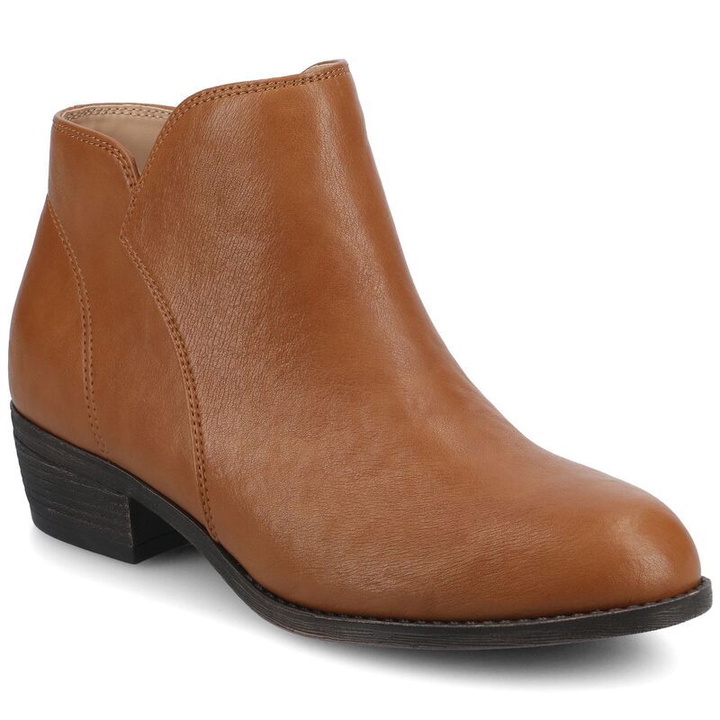 ジャーニー レディース シューズ ブーツ・レインブーツ アンクル Journee Collection Solarah Womens Comfort Ankle Booties Tan タン