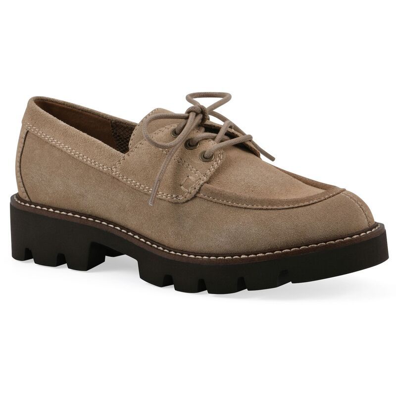 ホワイトマウンテン レディース シューズ スリッポン・ローファー White Mountain Gino Womens Lug Sole Loafers Beachwood Suede ホワイト
