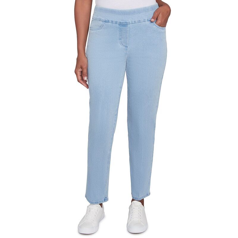 アルフレッド ダナー レディース ボトムス カジュアルパンツ デニム Womens Alfredunner Super Stretch PullOn StraightLeg Denim Pants L