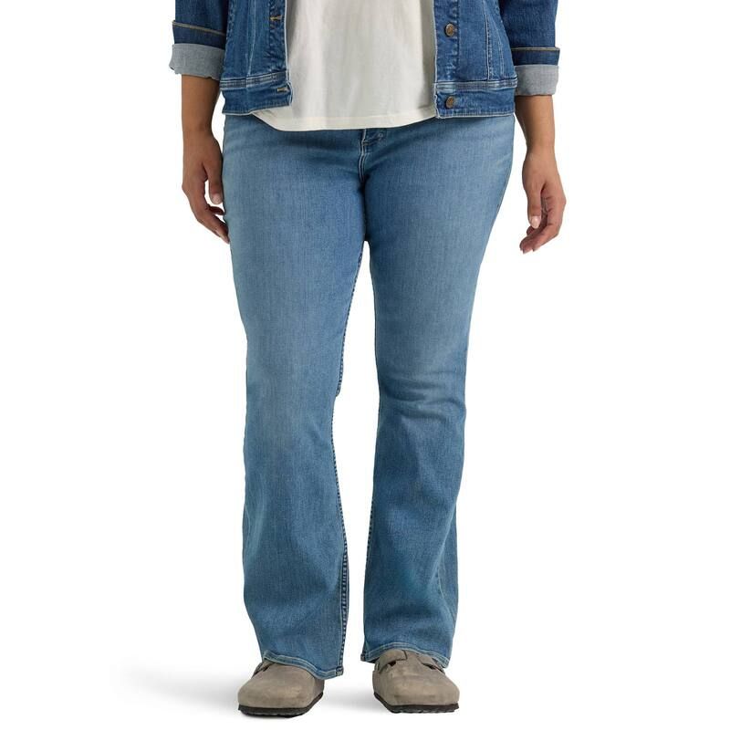 リー レディース ボトムス デニムパンツ ブーツカット プラスサイズ ブーツ ジーンズ Plusize LeeR Ultra Lux Comfort with Flex Motion Bootcut