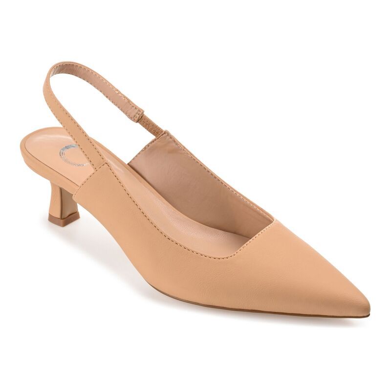 ジュルネ コレクション レディース シューズ パンプス ヒール Journee Collection Paulina Womenslingback Heels Tan タン