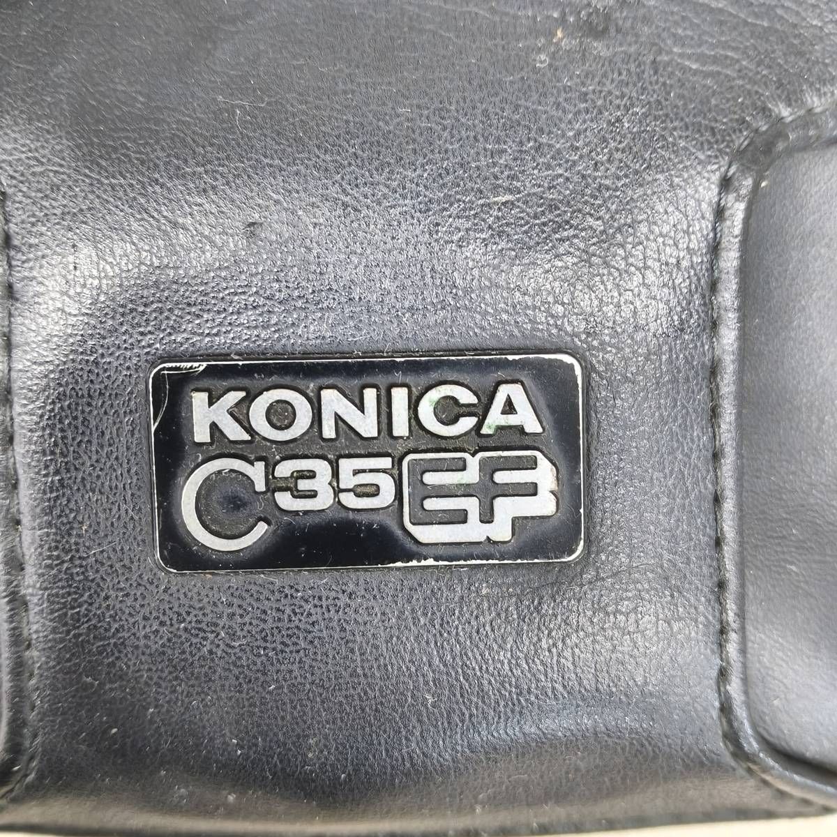 ジャンク】Konica C35 EF フィルムカメラ ケース・ストラップ付き