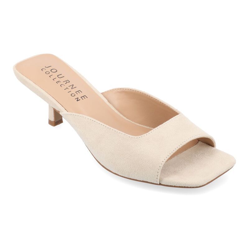 ジュルネ コレクション レディース シューズ パンプス サンダル Journee Collection Larna Womens Kitten Sandals Bone