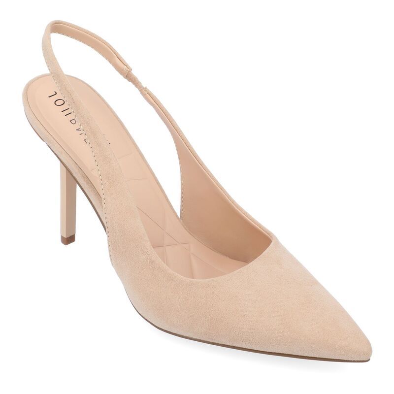 ジュルネ コレクション レディース シューズ パンプス ヒール Journee Collection Tru Comfort Foam Elenney Womenslingback Heels Bei