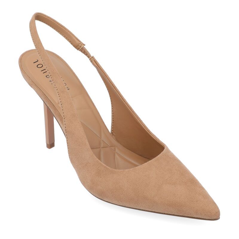 ジュルネ コレクション レディース シューズ パンプス ヒール Journee Collection Tru Comfort Foam Elenney Womenslingback Heels Tan
